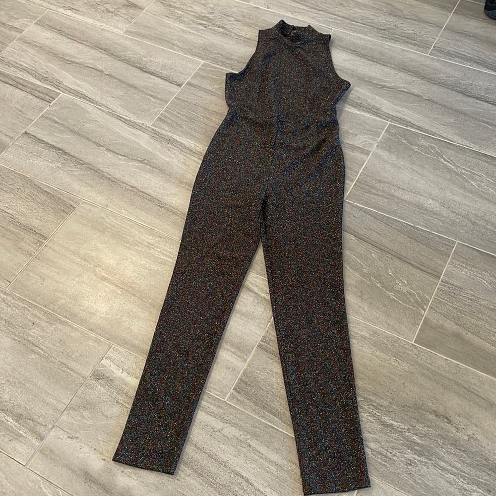 Forever 21 sparkly spandex jumpsuit